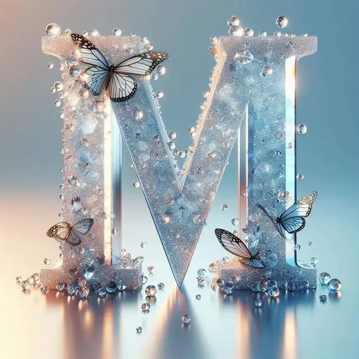 M-name-dp-stylish-download