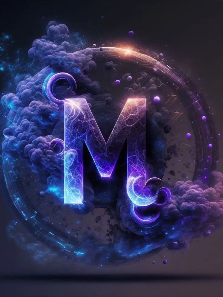 M-name-stylish-dp