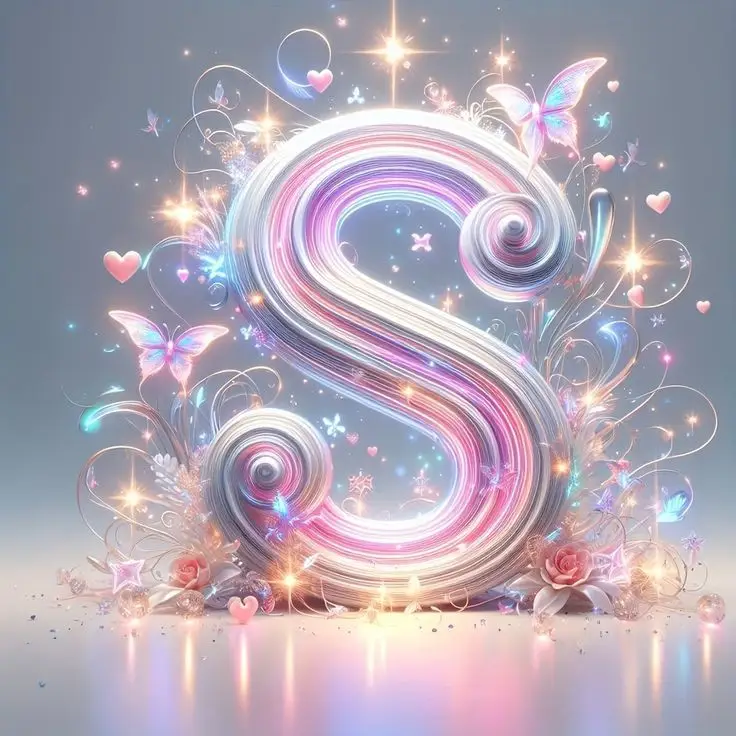 S-name-wallpaper-black