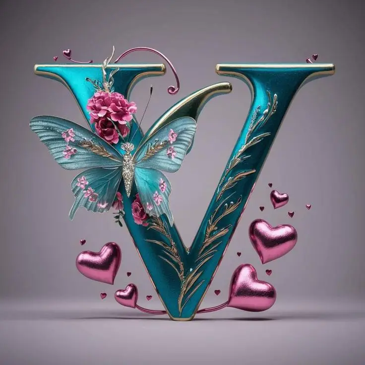 V-name-dp-stylish-girl